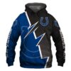 Indianapolis Colts Hoodie Zigzag Graphic Zip Hoodie Gift for Fans Indianapolis Colts Hoodie Zigzag Graphic Zip Hoodie Gift for Fans 0