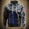 Indianapolis Colts Military Hoodie 3D Zip Hoodie 3D Zip Hoodie Long Sleeve New Season 0