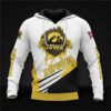 Iowa Hawkeyes Hoodie 3D Zip Hoodie Long Sleeve Gift for Fan 0