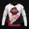 Iowa State Cyclones Hoodie 3D Zip Hoodie Long Sleeve Gift for Fan Iowa State Cyclones Hoodie 3D Zip Hoodie Long Sleeve Gift for Fan 0