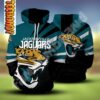 Jacksonville Jaguars 3D NFL Hoodie 0