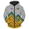 Jacksonville Jaguars Hoodie 3D Zip Hoodie Pullover Size S-5Xl Jacksonville Jaguars Hoodie 3D Zip Hoodie Pullover Size S5Xl 0