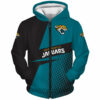 Jacksonville Jaguars Hoodie Longsleve Zip Hoodie for Fan 0