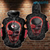 Kansas City Chiefs Hoodie 3D Skull With Roses KC Chiefs Gift Kansas City Chiefs Hoodie 3D Skull With Roses KC Chiefs Gift 0