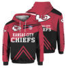 Kansas City Chiefs Hoodie Cute Long Sleeve Zip Hoodie for Fans 0
