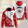 Kansas City Chiefs Hoodie Flame Balls Graphic Gift for Fans 0