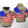 Kansas City Royals MLB US Flag Camo Veteran 3D Hoodie Zipper Hoodie 0