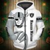Las Vegas Raiders Hoodie 3D Graphic Balls Zip Hoodie Pullover 0