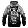 Las Vegas Raiders Hoodie 3D Halloween Horror Night Gift for Fans 0