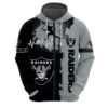 Las Vegas Raiders Hoodie 3D Zip Hoodie Las Vegas Raiders Hoodie 3D Zip Hoodie 0
