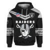 Las Vegas Raiders Hoodie Cute Long Sleeve Zip Hoodie for Fans 0