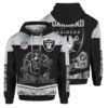 Las Vegas Raiders Hoodie Cute Raider Nation Zip Hoodie for Fans 0