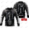 Las Vegas Raiders Skull Nfl Custom 3D All Over Print Hoodie Las Vegas Raiders Skull NFL Custom 3D All Over Print Hoodie 1