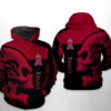 Los Angeles Angels MLB Skull 3D Hoodie Zipper Hoodie Los Angeles Angels MLB Skull 3D Hoodie Zipper Hoodie 0