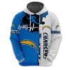 Los Angeles Chargers 3D All Over Print Zip Hoodie for Nfl Fans Los Angeles Chargers 3D All Over Print Zip Hoodie for Nfl Fans 0
