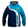 Los Angeles Chargers Hoodie 3D Cute Zip Hoodie Pullover Gift for Fans Los Angeles Chargers Hoodie 3D Cute Zip Hoodie Pullover Gift for Fans 0