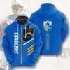 Los Angeles Chargers Hoodie 3D Zip Hoodie 3 Lines Graphic Gift for Fans Los Angeles Chargers Hoodie 3D Zip Hoodie 3 Lines Graphic Gift for Fans 0