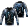 Los Angeles Chargers Hoodie 3D Zip Hoodie Death Smoke Graphic Gifts for Fans Los Angeles Chargers Hoodie 3D Zip Hoodie Death Smoke Graphic Gifts for Fans 0