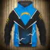 Los Angeles Chargers Hoodie Lightning Graphic Gifts for Fans Los Angeles Chargers Hoodie Lightning Graphic Gifts for Fans 0