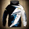 Los Angeles Chargers Hoodie Thunder Graphic Gifts for Fans 0