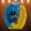 Los Angeles Chargers Hoodie Ultra Death Graphic Gift for Halloween 0