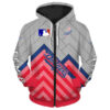 Los Angeles Dodgers Hoodie 3D Baseball Zip Hoodie for Fan Los Angeles Dodgers Hoodie 3D Baseball Zip Hoodie for Fan 0