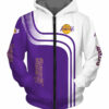 Los Angeles Lakers Hoodie 3D Zip Hoodie for Fans 0