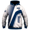 Los Angeles Rams 3D Zip Hoodie Zip Hoodie Pullover Nfl Los Angeles Rams 3D Zip Hoodie Zip Hoodie Pullover Nfl 0
