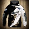 Los Angeles Rams Hoodie Thunder Graphic Gifts for Fans 0
