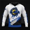 Los Angeles Rams Hoodie Zipper Cool Graphic Gifts for Fans 0