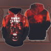 Louisiana Ragin Cajuns Horror Movies Halloween Hoodie 0
