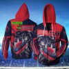 Melbourne Football Club Afl Skull Ball New 3D Hoodie Custom Name 3D All Over Print Zip Up Hoodie Option Melbourne Football Club Afl Skull Ball New 3D Hoodie Custom Name 3D All Over Print Zip up Hoodie Option 1