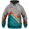 Miami Dolphins 3D All Over Print Hoodie ZipUp Hoodie Gifts For Nfl Fans 0