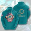Miami Dolphins 3D Printed Hooded Pocket Pullover Hoodie Best Gift For Fans 0