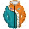Miami Dolphins Fan Zip-Up Hoodie Gifts for Fans Miami Dolphins Fan ZipUp Hoodie Gifts for Fans 0