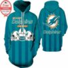 Miami Dolphins Football Team Printed Unisex Hoodie Unisex 3D All Over Print 0