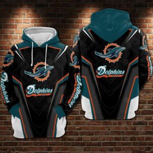Miami Dolphins For Unisex 3D All Over Print Hoodie ZipUp Hoodie Gift For Fans 0