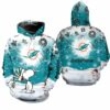 Miami Dolphins Hoodie 3D Xmas Snoopy Limited Edition 1