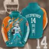 Miami Dolphins Hoodie Fitzpatrick 3D Miami Dolphins Hoodie Fitzpatrick 3D 0