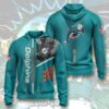 Miami Dolphins Hoodie Nfl Go Fins Limited Edition Full 3D All Over Print Zip Up 0