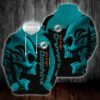Miami Dolphins Hoodie Nfl Skull Custom Full Over Print 3D Miami Dolphins Hoodie Nfl Skull Custom Full Over Print 3D 0