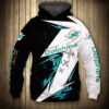 Miami Dolphins Hoodie Thunder Graphic Gifts for Fans Miami Dolphins Hoodie Thunder Graphic Gifts for Fans 0