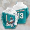 Miami Dolphins Marino Signature 13 Hoodie Limited Edition Full 3D All Over Print 0