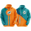 Miami Dolphins Mens Hoodie Football Workout Coat Pullover 0