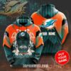 Miami Dolphins Nfl Hoodie Bandana Skull Limited Edition 0