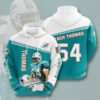 Miami Dolphins Nfl Thomas 54 Signature Go Fins Hoodie Limited Edition Full 3D All Over Print 0