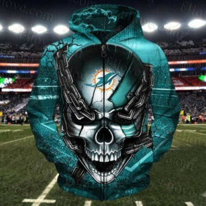 Miami Dolphins Official 3D Printed Hoodie Gifts for Fans 0