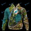 Miami Dolphins Personalized All Over Printed Hoodie Gifts For Fan 0