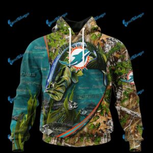 Miami Dolphins Personalized All Over Printed Hoodie Gifts For Fan 0