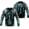 Miami Dolphins Skull 3D All Over Print Hoodie ZipUp Hoodie 0